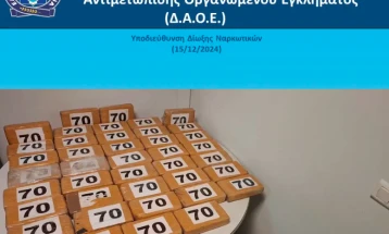 Откриени речиси 46 килограми кокаин во контејнер со банани на пристаништето во Солун