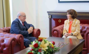 President Siljanovska-Davkova meets UK Special Envoy to Western Balkans, Lord Stuart Peach