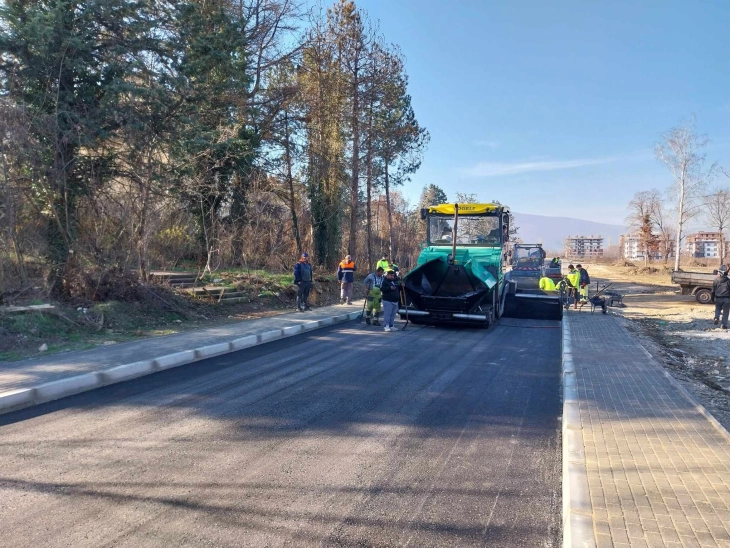 Пуштена во употреба нова улица во Струмица, ги поврзува стариот и новиот дел на градот