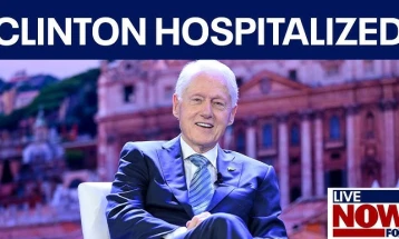 Former US president Bill Clinton in hospital following fever