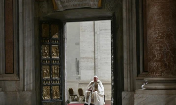 Pope Francis opens Holy Door of St Peter's Basilica, marking Jubilee