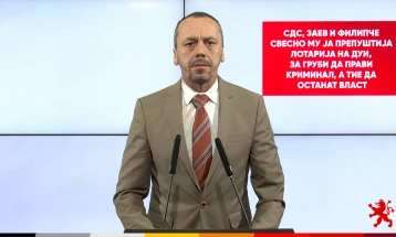 Петрушевски: СДС, Заев и Филипче свесно му ја препуштија Лотарија на ДУИ, за Груби да прави криминал, а тие да останат власт