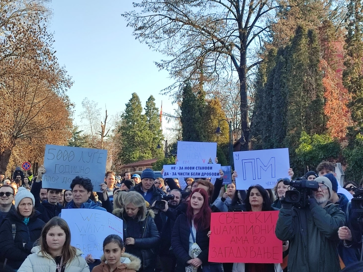 Second protest march against air pollution in Skopje