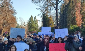 Second protest march against air pollution in Skopje