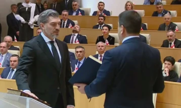 New Georgian president Kavelashvili inaugurated in parliament