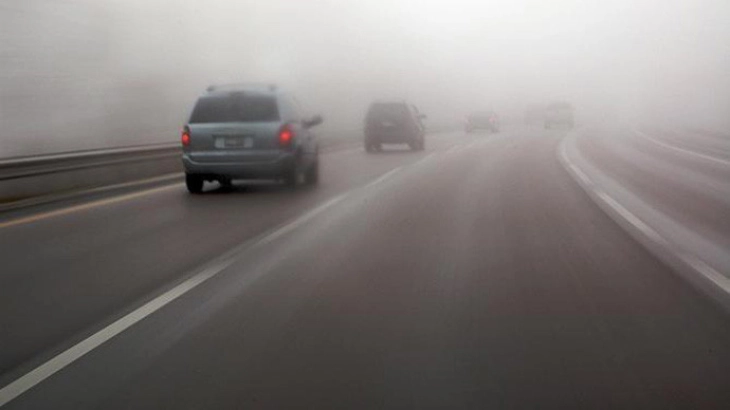 Fog reduces visibility on Gjavato, Bukovo slopes