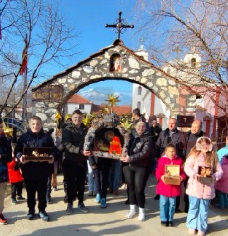 За првпат Бадникова литија во Чашка