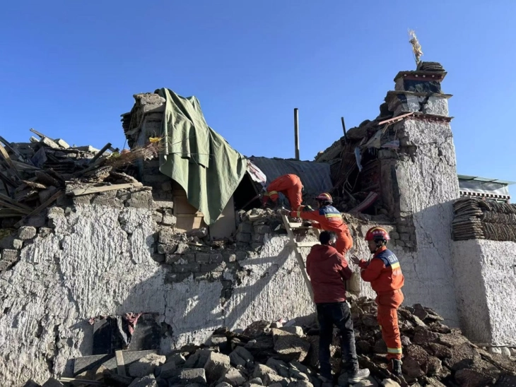 Të paktën 126 të vdekur dhe 188 të lënduar në tërmetin në Tibet