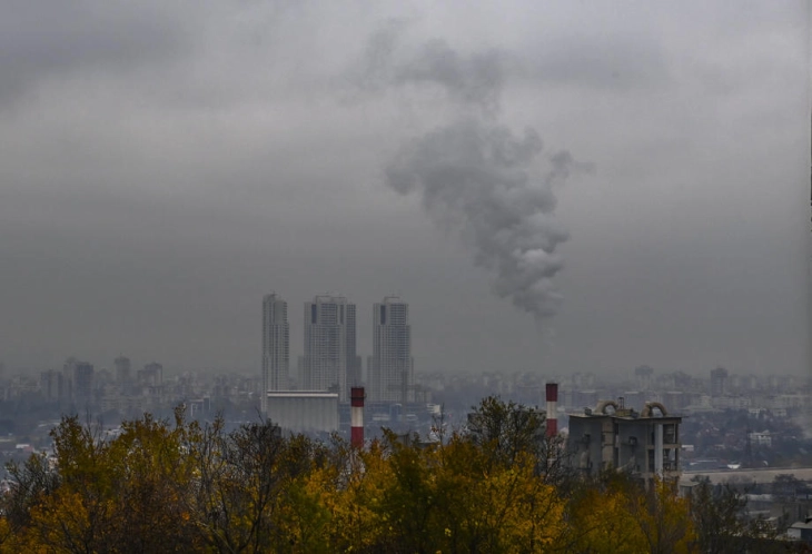 Скопје утрово најзагаден град во Европа, седми во светот