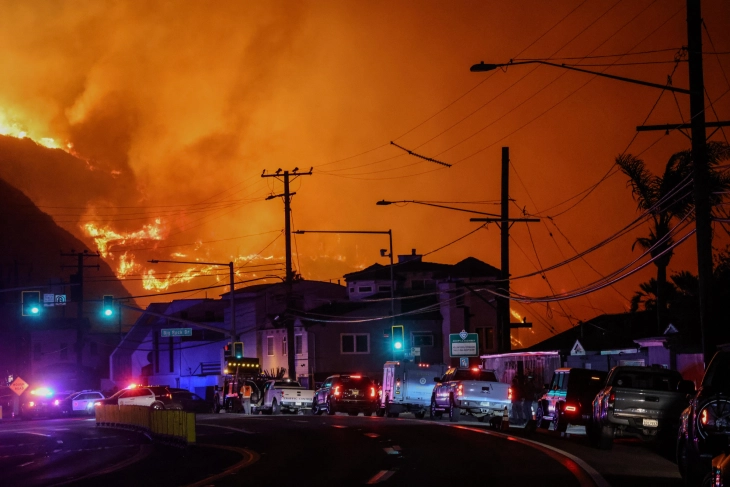 Death toll rises to at least 16 as Los Angeles wildfires rage on