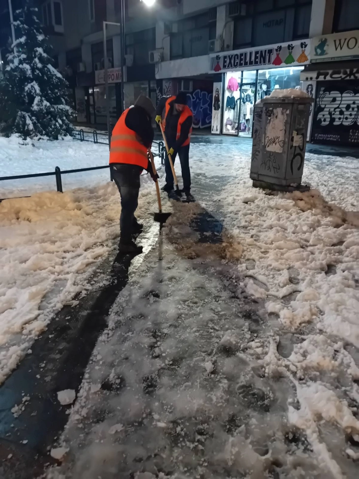 NP Higjiena Komunale - Shkup: Është pastruar bora në të gjitha komunat e Shkupit