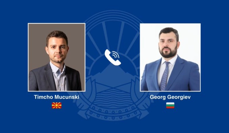 Mucunski holds phone call with Bulgaria’s new Foreign Minister Georgiev