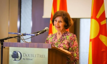 Siljanovska Davkova: EU membership remains top Macedonian state interest and priority