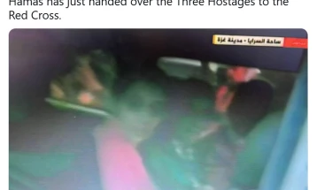 First three hostages released by Hamas, Israeli military says