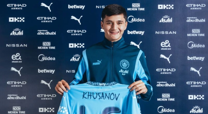 Manchester City complete deal for Uzbekistan defender Khusanov