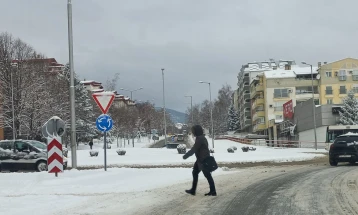 Më ftohtë në Manastir -4 gradë, më shumë borë në Kodrën e Diellit