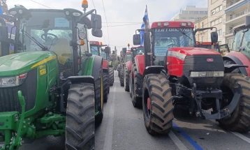 Протест на земјоделците во централна Грција