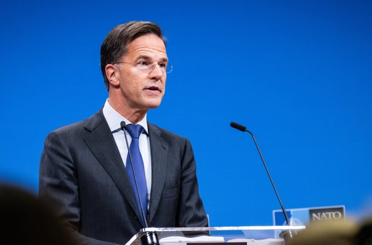 NATO's Rutte: Putin has no right to veto Ukraine membership