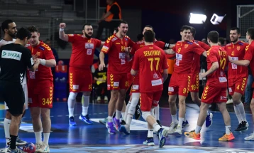 Macedonian handball team beats Qatar in IHF Men's World Championship