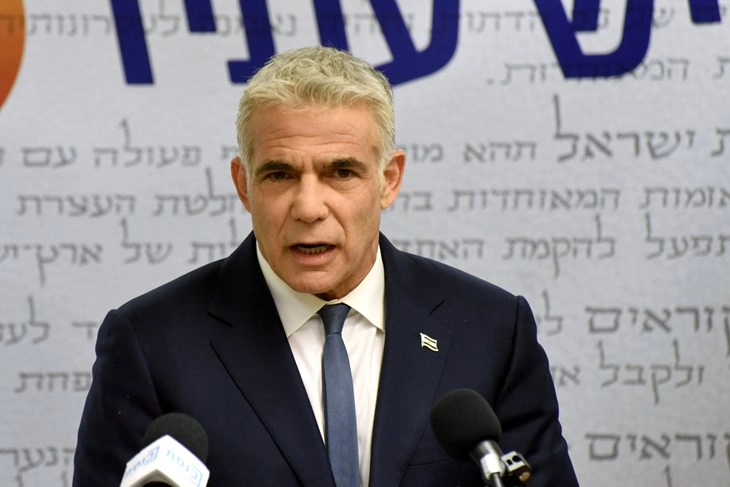 Lapid: Mënyra e vetme për t'u parandaluar sundimi i Hamasit në Gazë është marrëveshja diplomatike me Autoritetet palestineze