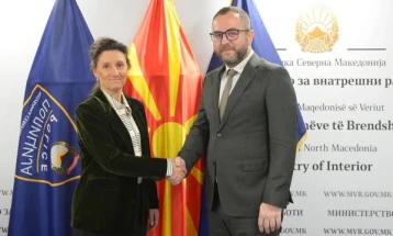 Takim i ministrit Toshkovski me ambasadoren e Mbretërisë së Suedisë, Ami Larson Xhain