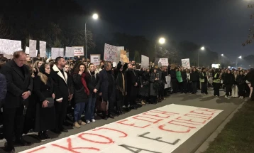 Thousands rally for justice in Skopje after young woman’s death