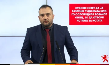 Лефков: Судски совет да ја разреши судијката што го ослободила возачот убиец, а ЈО да отвори истрага за истата