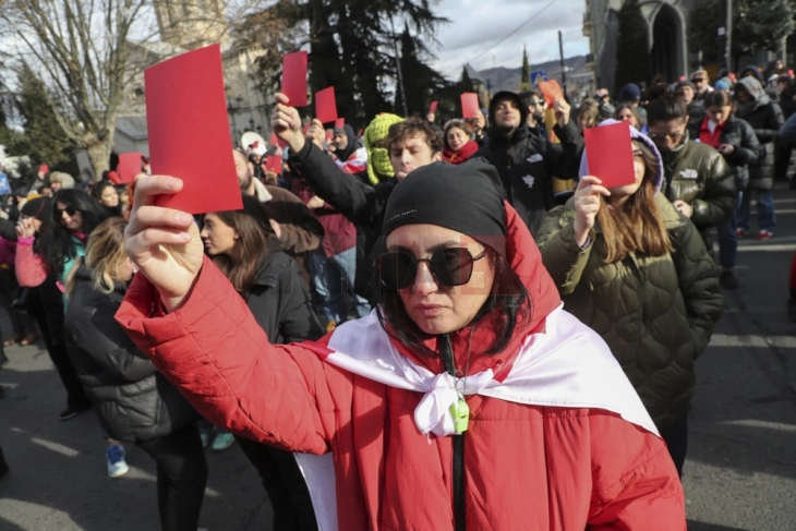 Ослободен грузискиот опозиционер Ника Мелија,  протестите во Тбилиси не стивнуваат