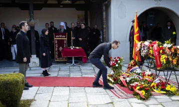 Левица положи цвеќе за 153 години од раѓањето на револуционерот Гоце Делчев