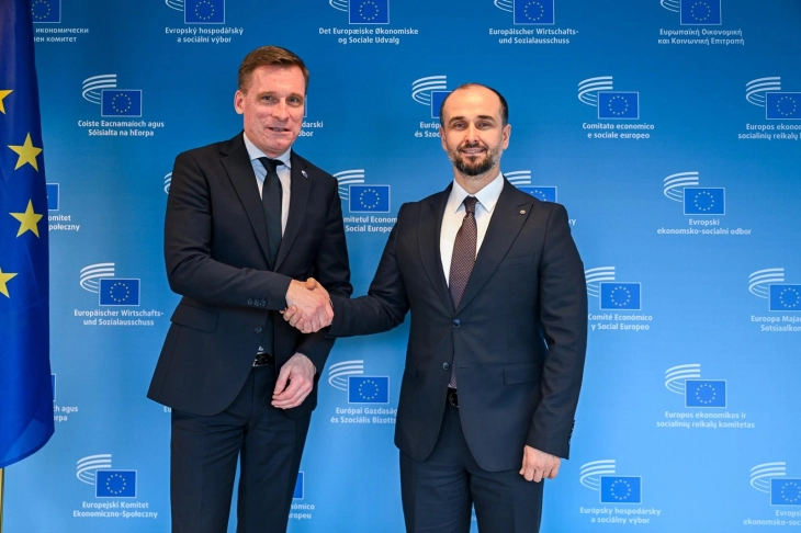 Minister Murtezani meets EESC President Röpke