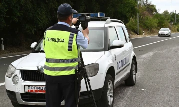 Санкционирани 549 возачи во Скопје, 187 за брзо возење