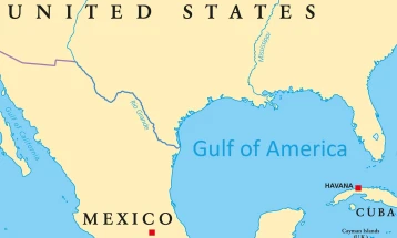 Google Maps displaying 'Gulf of America' for US users