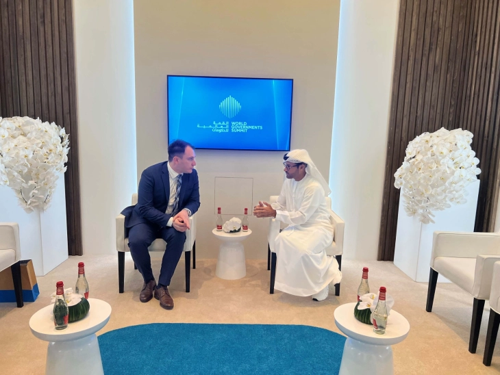 Andonovski meets UAE Government’s cybersecurity chief Al Kuwaiti 