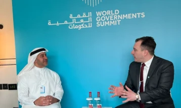 Minister Andonovski meets UAE Deputy Minister Lootah