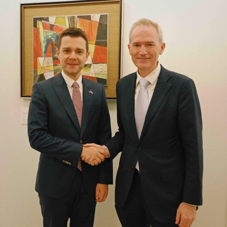 Mucunski meets Australian Shadow Minister for Foreign Affairs, David Coleman