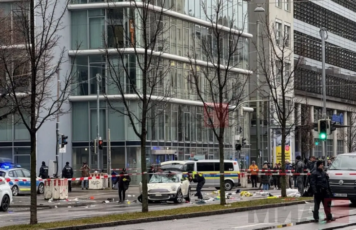 'Suspected attack' as car drives into crowd in Munich, injuring 28