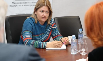 Energy Minister Bozhinovska meets IFC representatives 