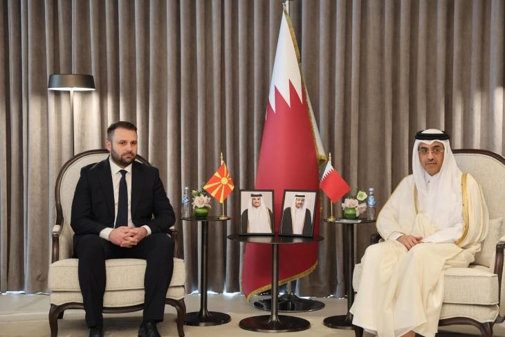 Economy Minister Durmishi discusses investments, ways to enhance cooperation at Doha meeting