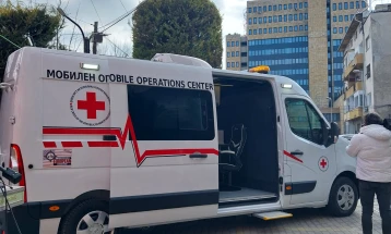 U.S. Embassy donates mobile command center vehicle to Red Cross