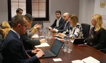 Minister Bozhinovska meets IMF representatives 