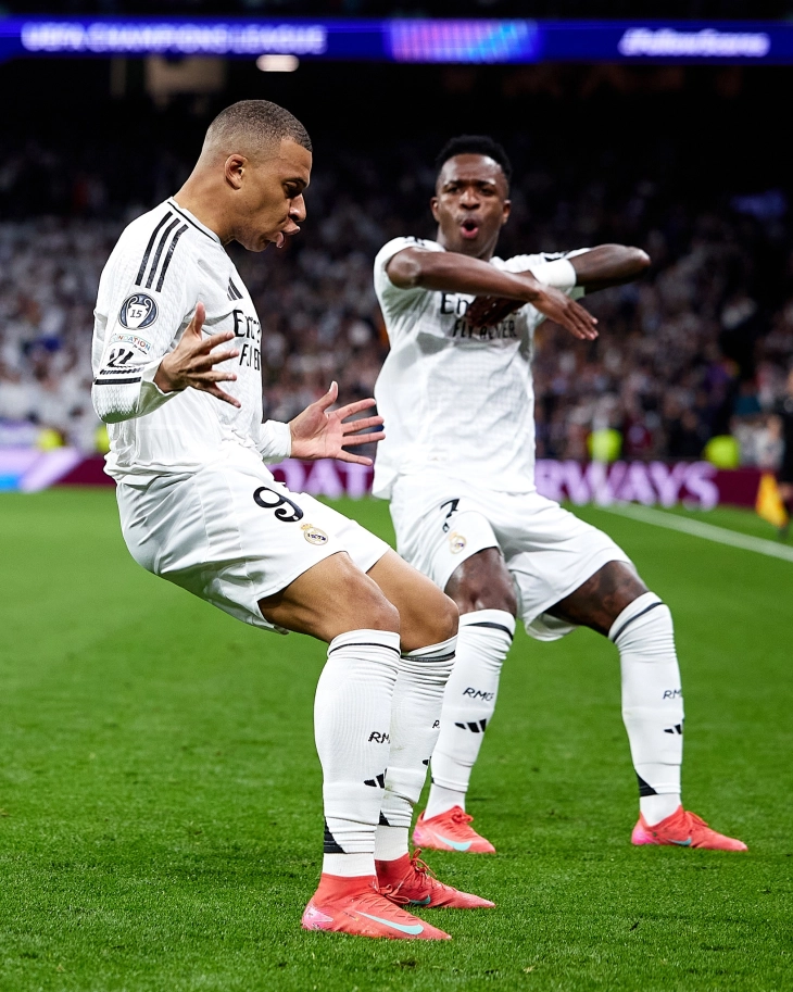 Mbappe hat-trick for Real sinks City; Dortmund, PSG and PSV through