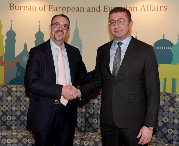 Mickoski meets Kasanof in Washington: We have an idea, we have a plan, Macedonia has friends