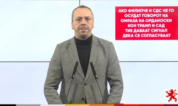 Петрушевски: Ако Филипче и СДС не го осудат говорот на омраза на Орданоски кон Трамп и САД, даваат сигнал дека се согласуваат