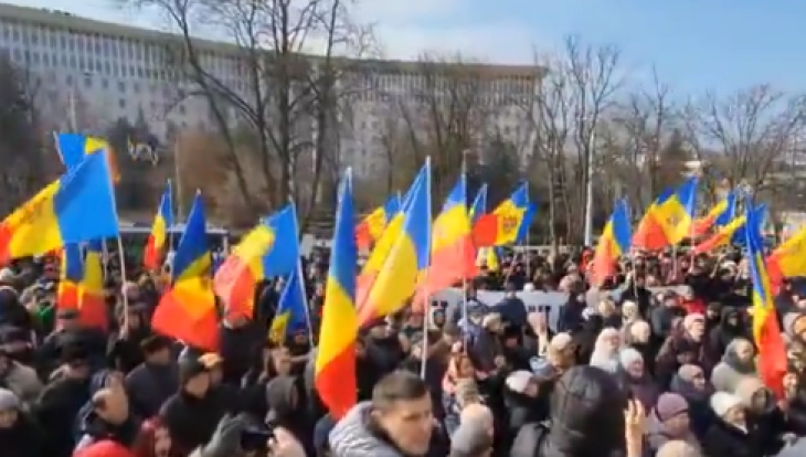 Антивладин протест во Кишињев