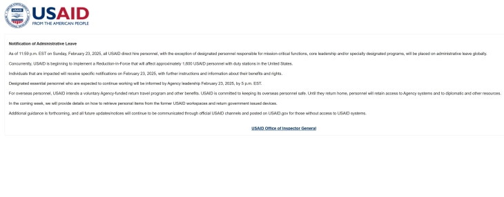 USAID-i mbyll 1.600 vende pune në Amerikë