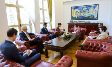 President Siljanovska-Davkova meets IMF officials