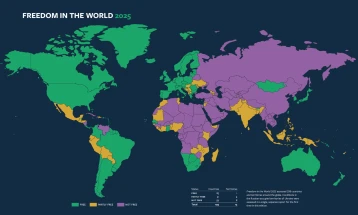 Извештај на Фридом Хаус: Пад на слободите ширум светот, напредок во Јужна Азија (ДПЛ)