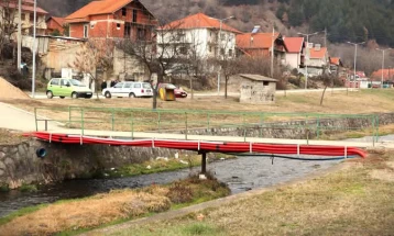 Во Македонска Каменица во тек тендерска постапка за изградба на нов пешачки мост на Каменичка Река