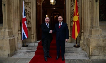 Speaker Gashi meets Speaker of UK House of Commons, Sir Hoyle