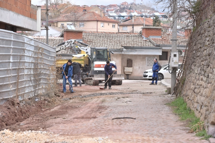 Почна реконструкцијата на улицата „Сане Ѓоргиев“ во општина Штип